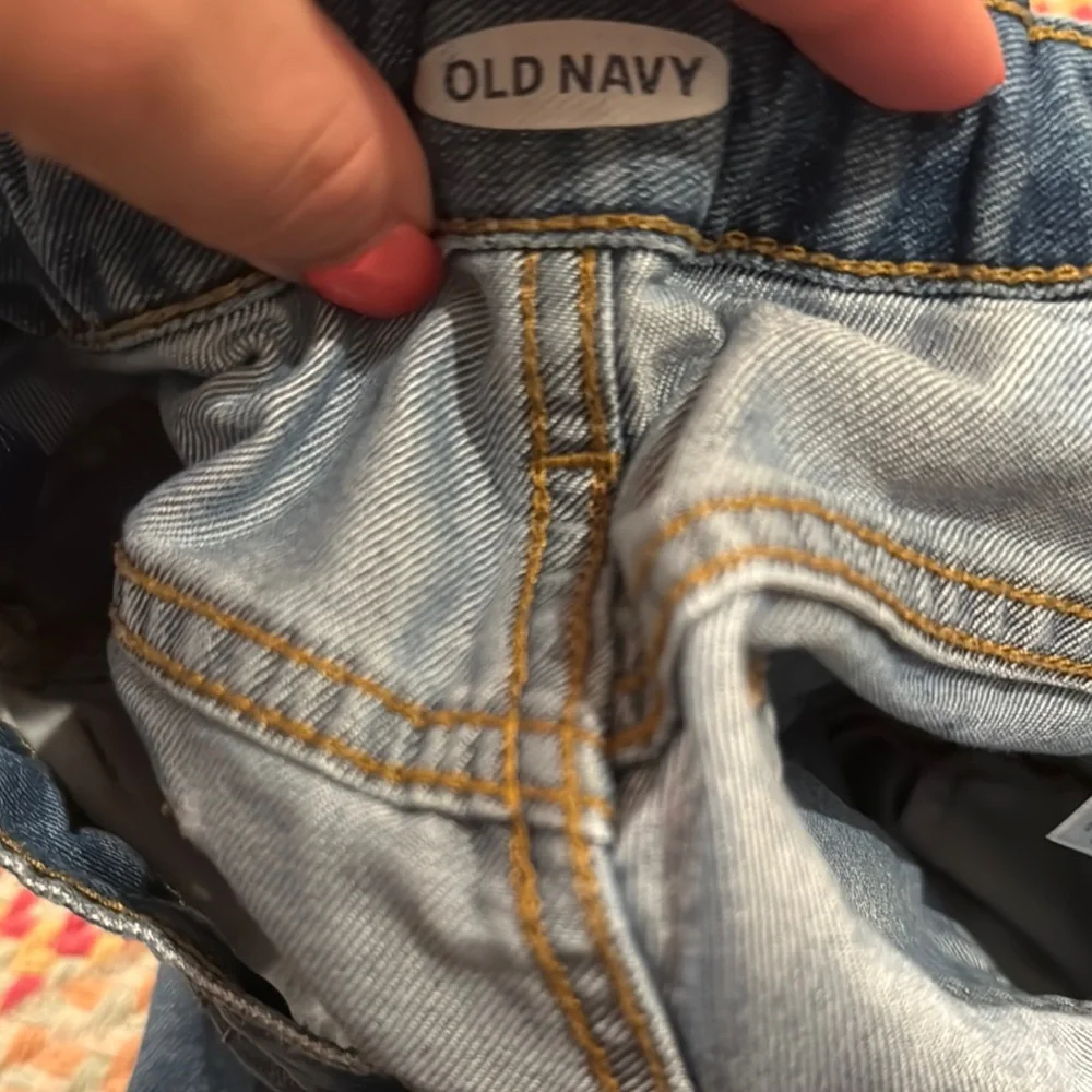 Old Navy Blue Shorts with Distressed Details